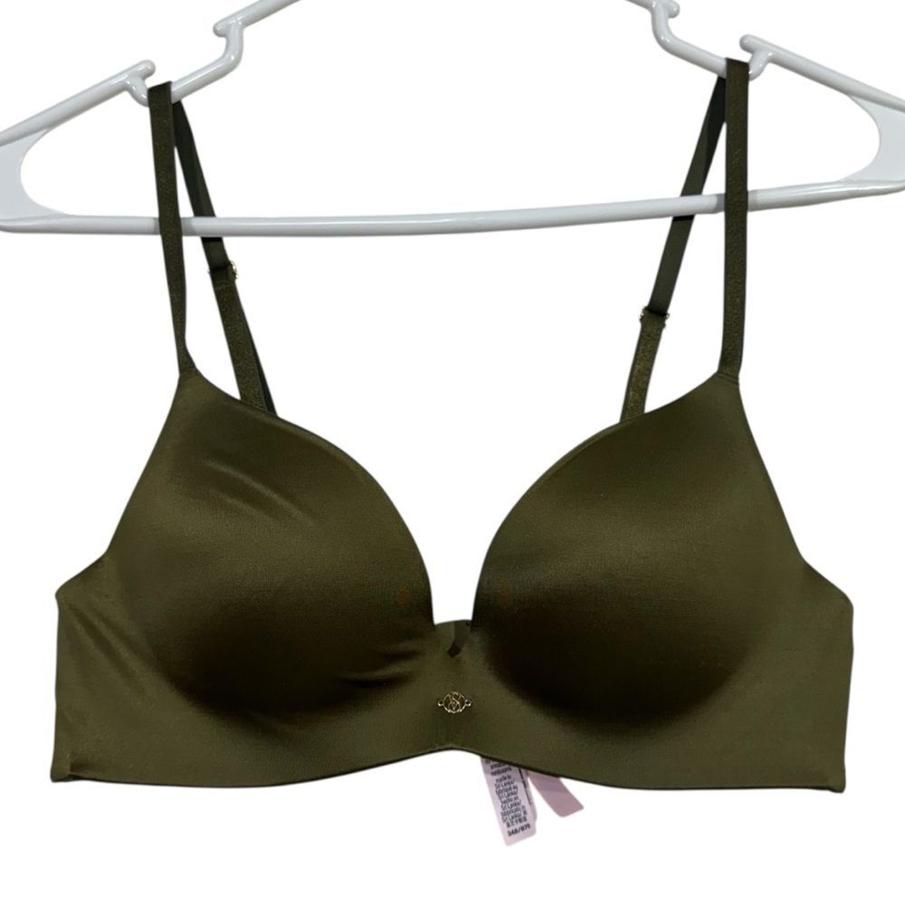 Victoria's Secret 34B Olive Green Padded No Wire Bra